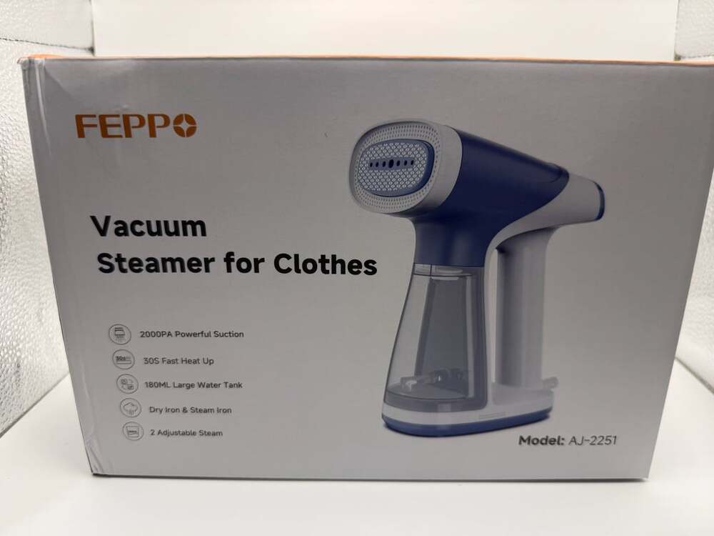 FEPPO Vacuum Steamer for Clothes Model AJ-2251 Blue